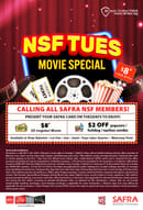 2026 SAFRA NSF Tuesday Movie Perks